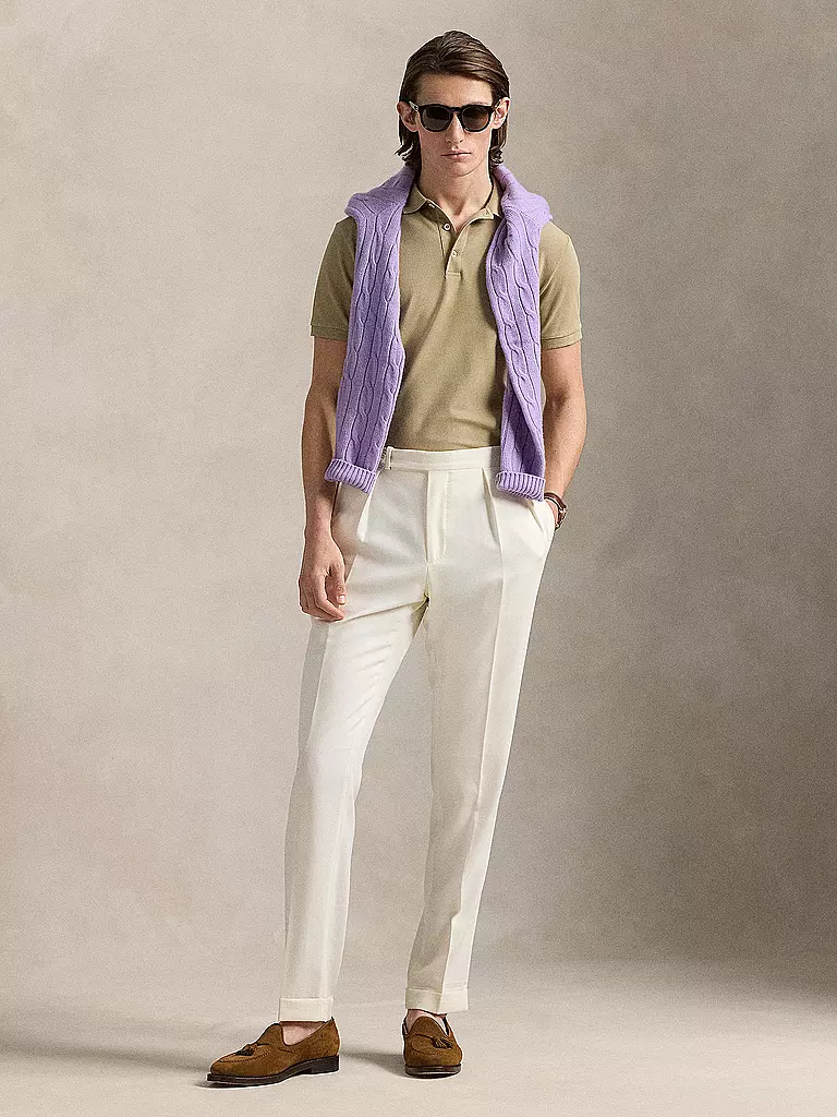POLO RALPH LAUREN | Polo Custom Slim Fit | Marrone chiaro