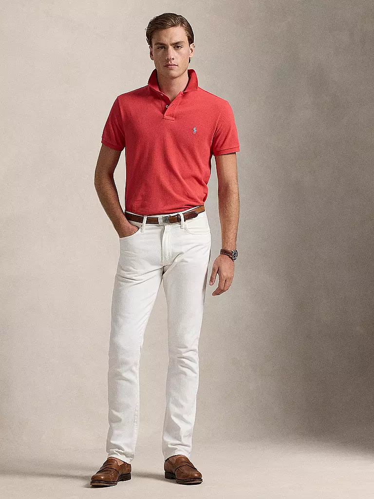 POLO RALPH LAUREN | Polo Custom Slim Fit | Rosso