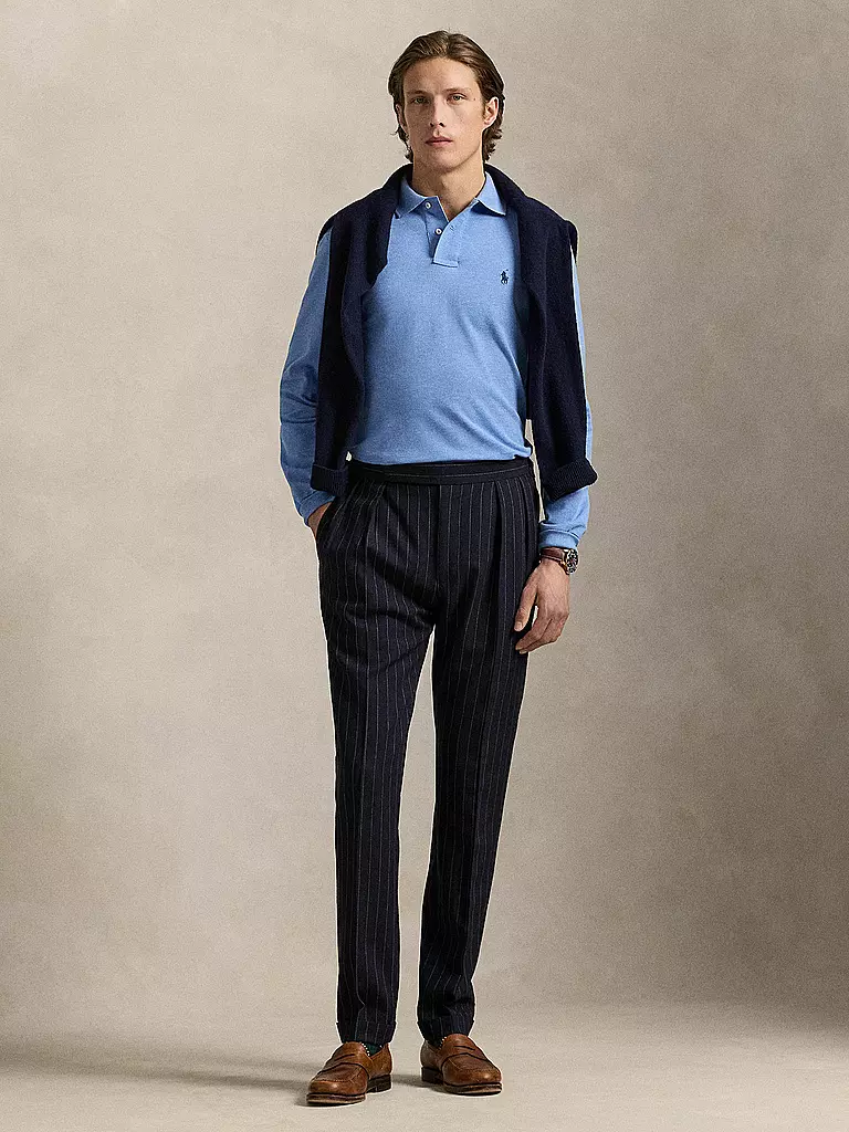 POLO RALPH LAUREN | Polo Custom Slim Fit | Blu chiaro