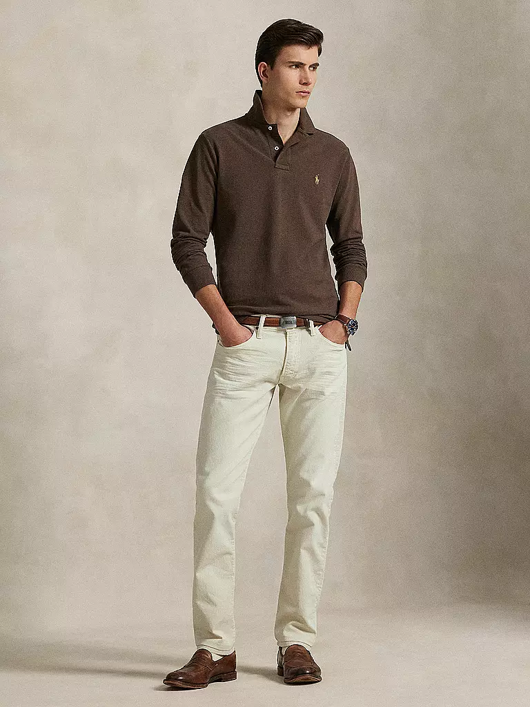 POLO RALPH LAUREN | Polo Custom Slim Fit | Marrone