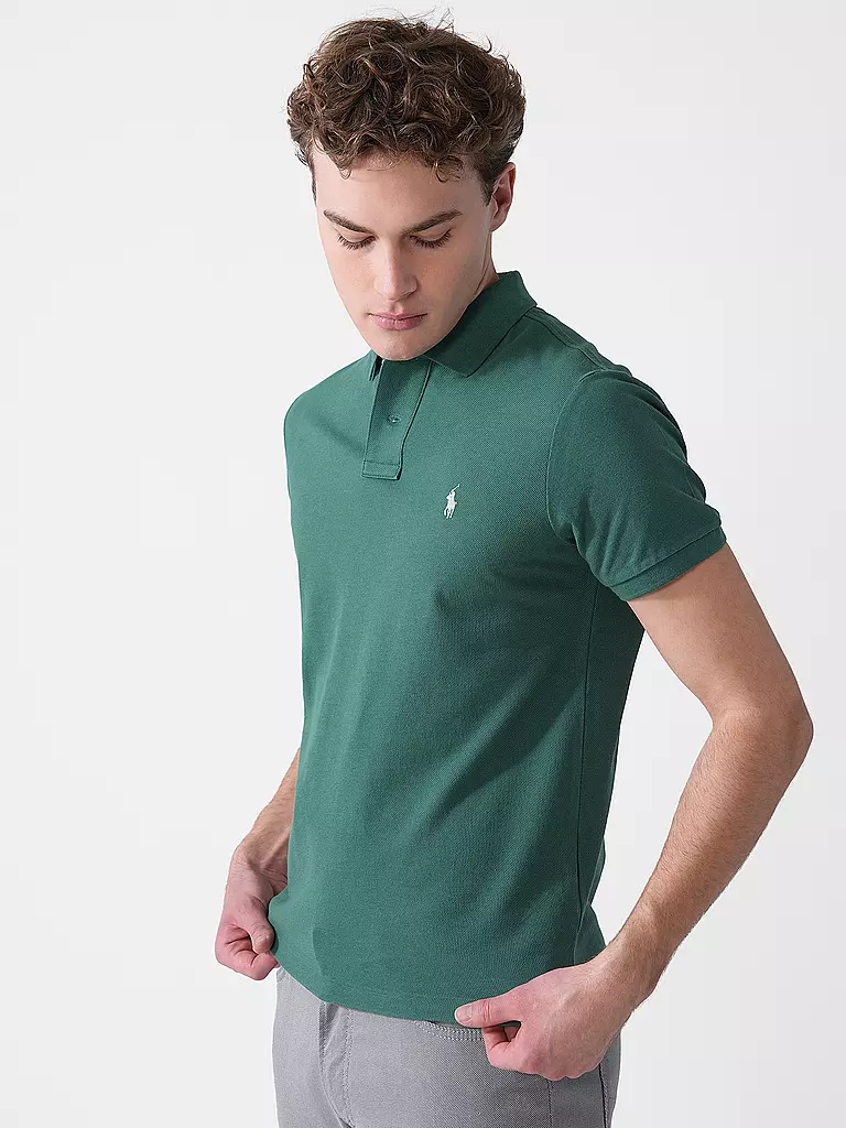 POLO RALPH LAUREN | Polo Custom Slim Fit | Verde scuro