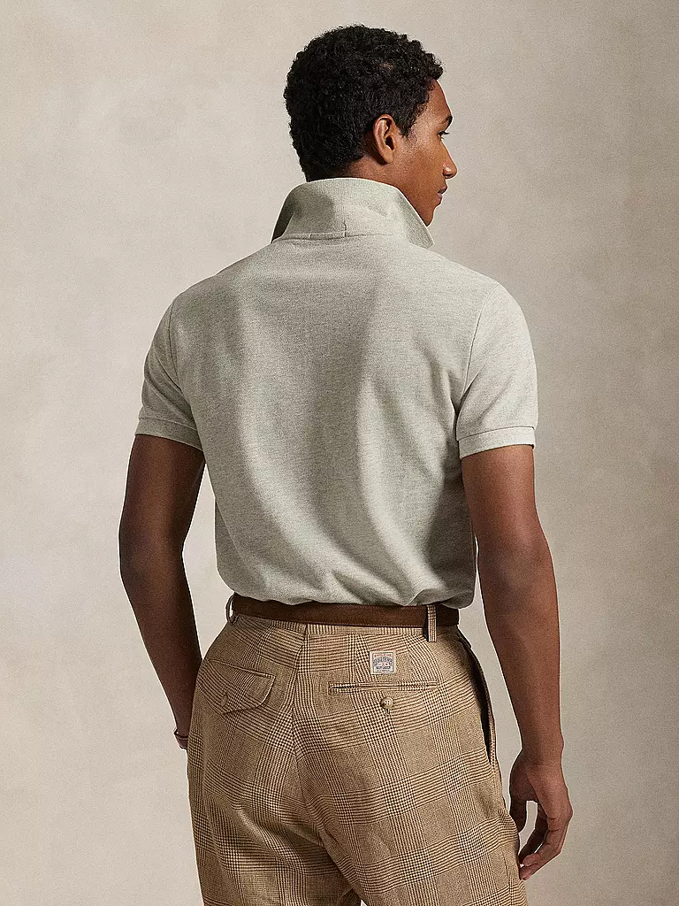 POLO RALPH LAUREN | Polo Custom Slim Fit | Grigio chiaro