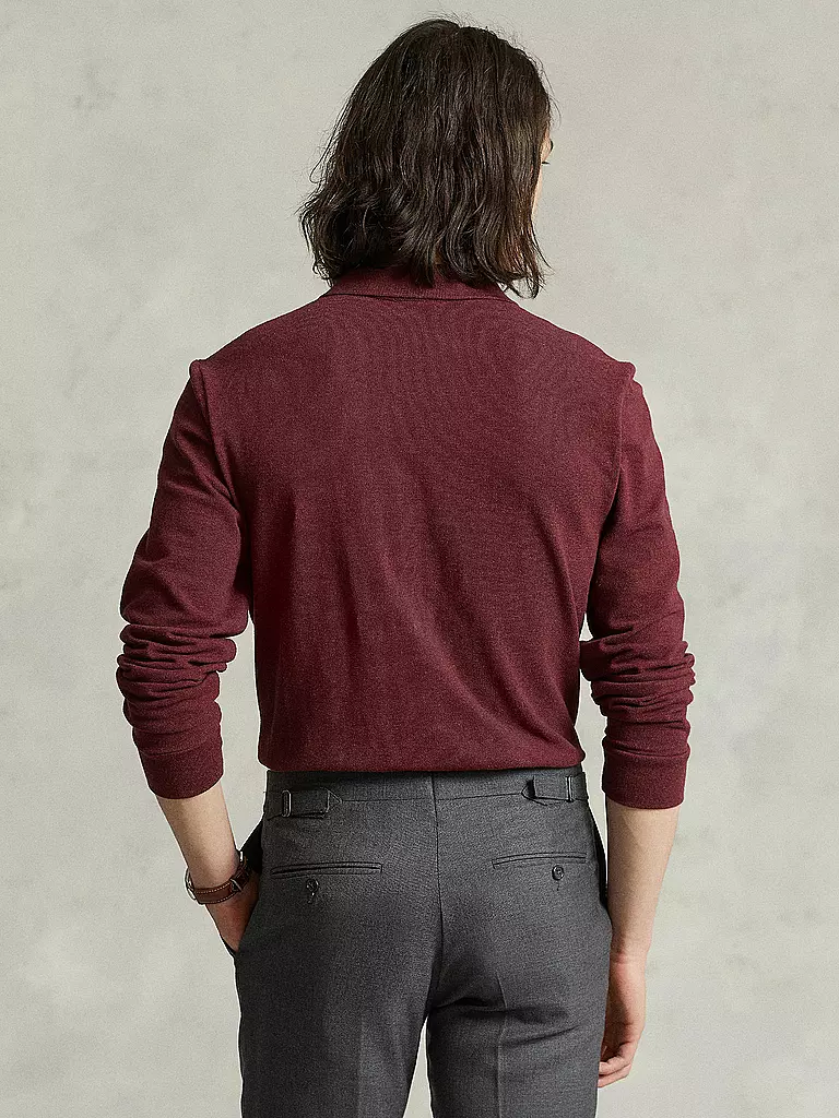 POLO RALPH LAUREN | Polo Custom Slim Fit | Rosso scuro