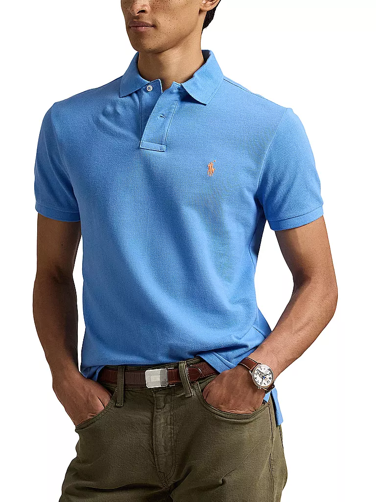 POLO RALPH LAUREN | Polo Custom Slim Fit | Blu chiaro