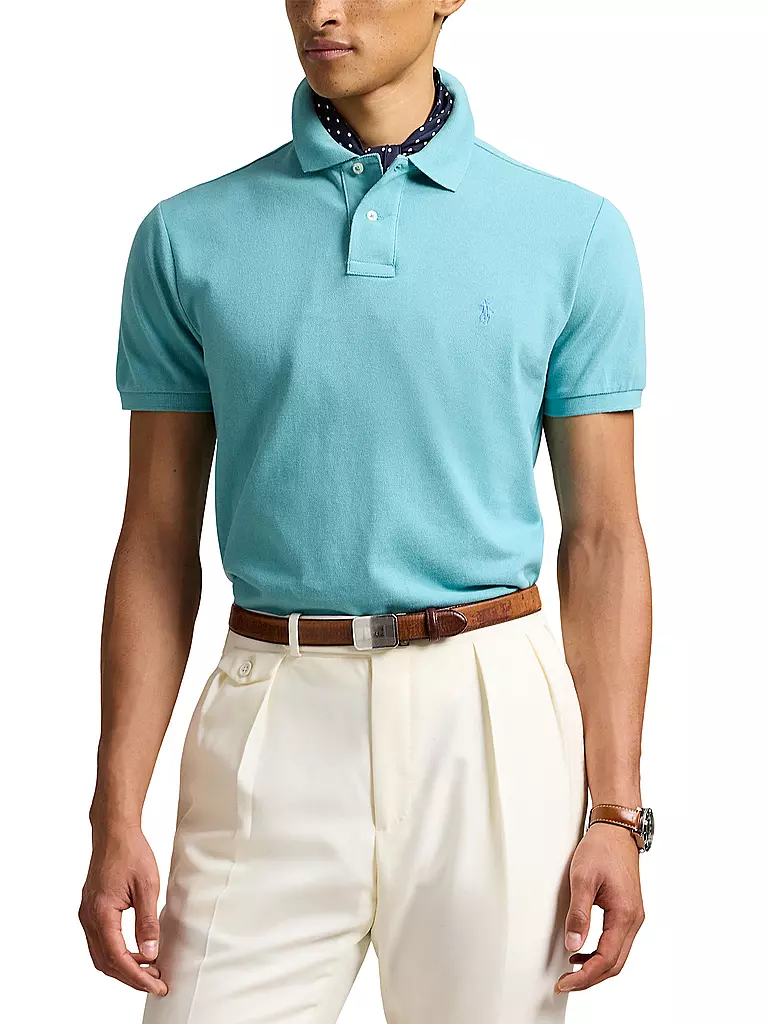 POLO RALPH LAUREN | Polo Custom Slim Fit | Turchese