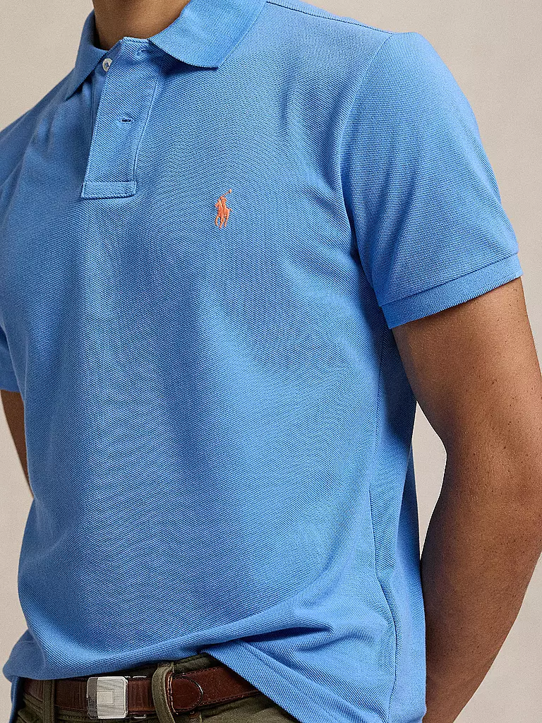 POLO RALPH LAUREN | Polo Custom Slim Fit | Blu chiaro