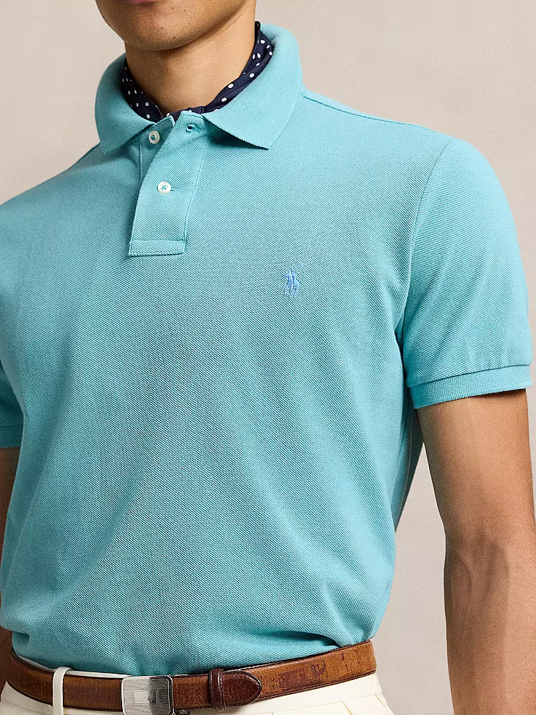 POLO RALPH LAUREN | Polo Custom Slim Fit | Turchese