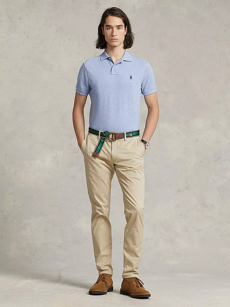 POLO RALPH LAUREN | Polo slim fit | Blu chiaro
