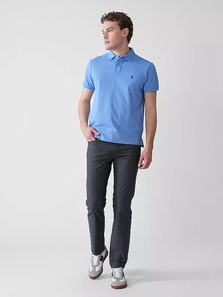 POLO RALPH LAUREN | Polo slim fit | Blu chiaro