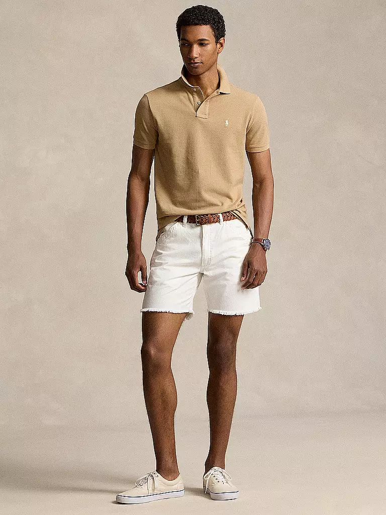 POLO RALPH LAUREN | Polo slim fit | Marrone chiaro