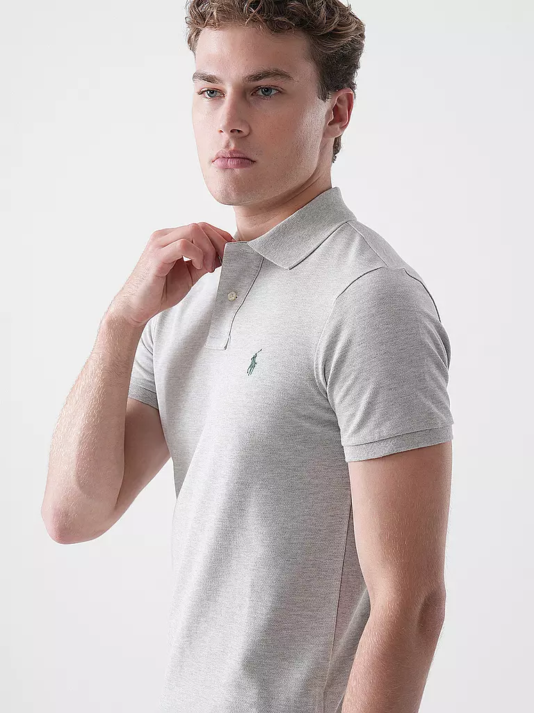 POLO RALPH LAUREN | Polo slim fit | Grigio chiaro