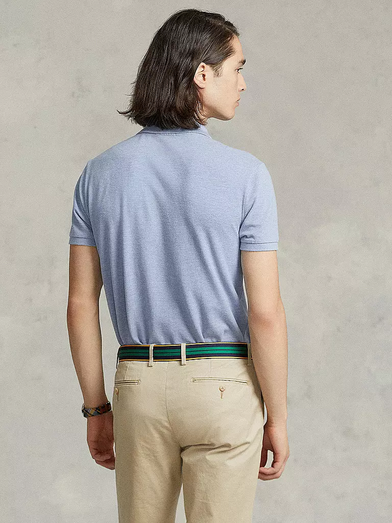 POLO RALPH LAUREN | Polo slim fit | Blu chiaro