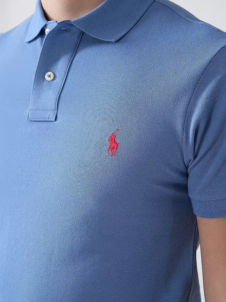 POLO RALPH LAUREN | Polo slim fit | Blu chiaro