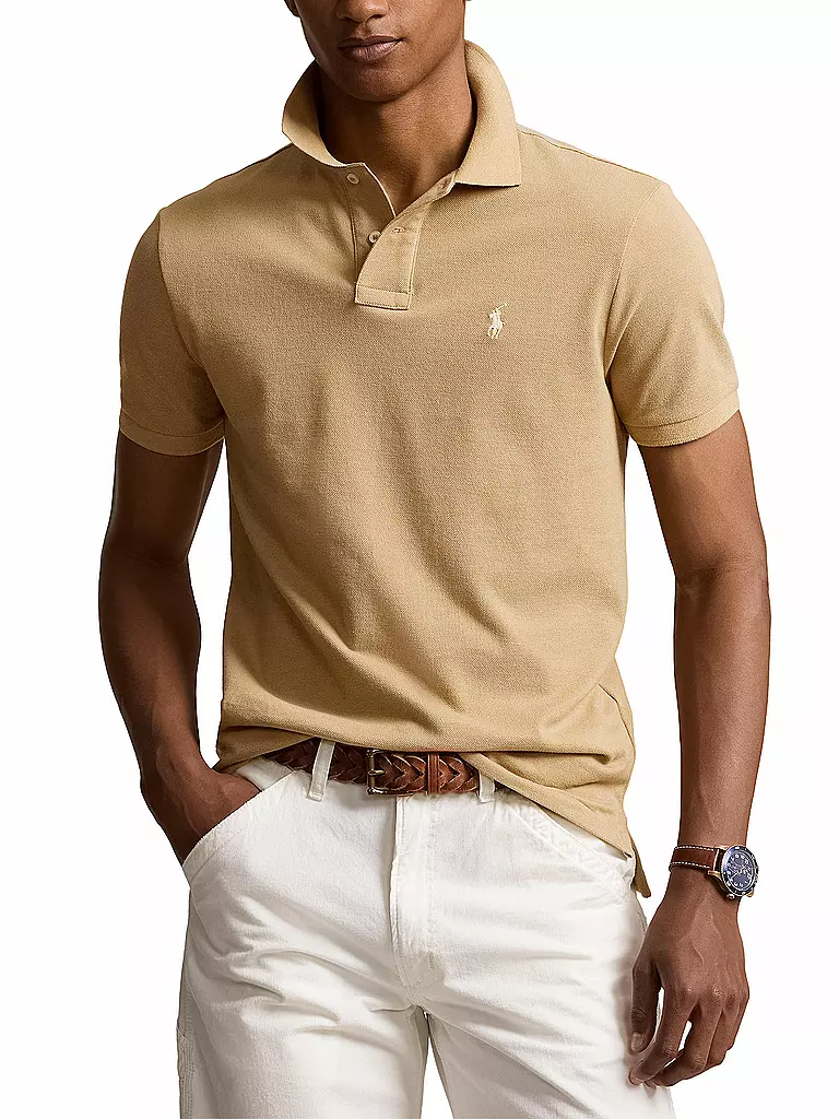 POLO RALPH LAUREN | Polo slim fit | Marrone chiaro