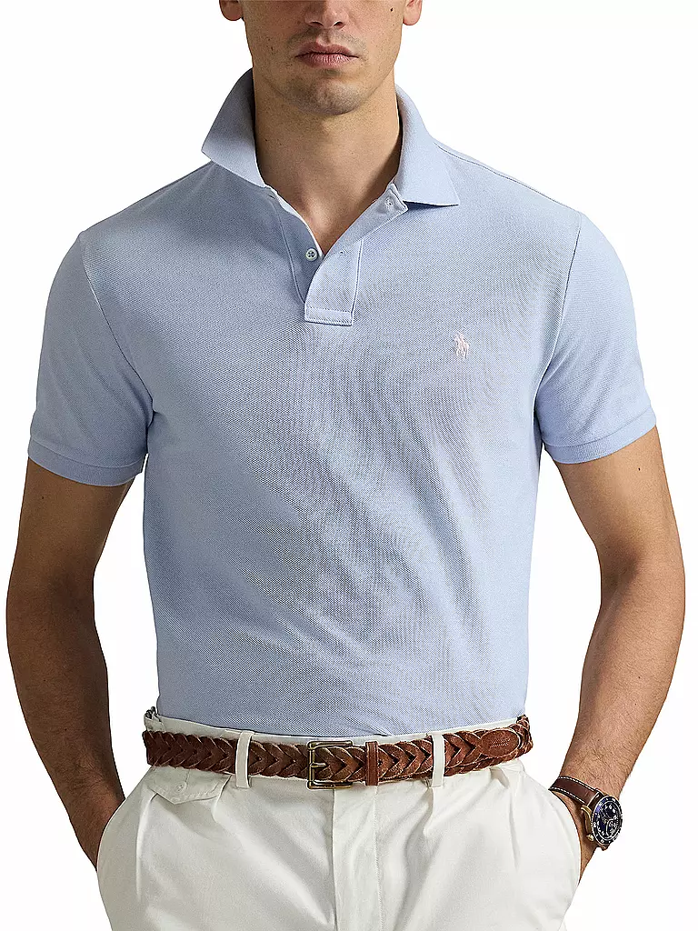 POLO RALPH LAUREN | Polo slim fit | Blu chiaro