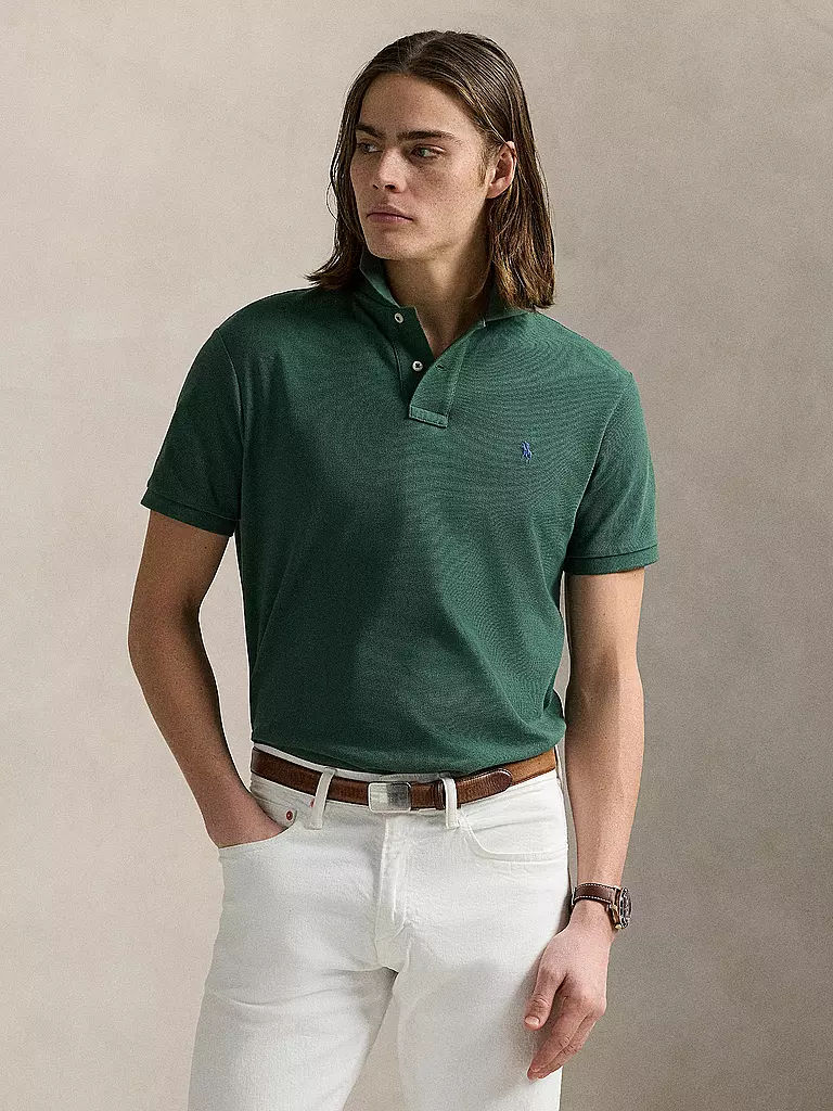 POLO RALPH LAUREN | Polo slim fit | Verde scuro