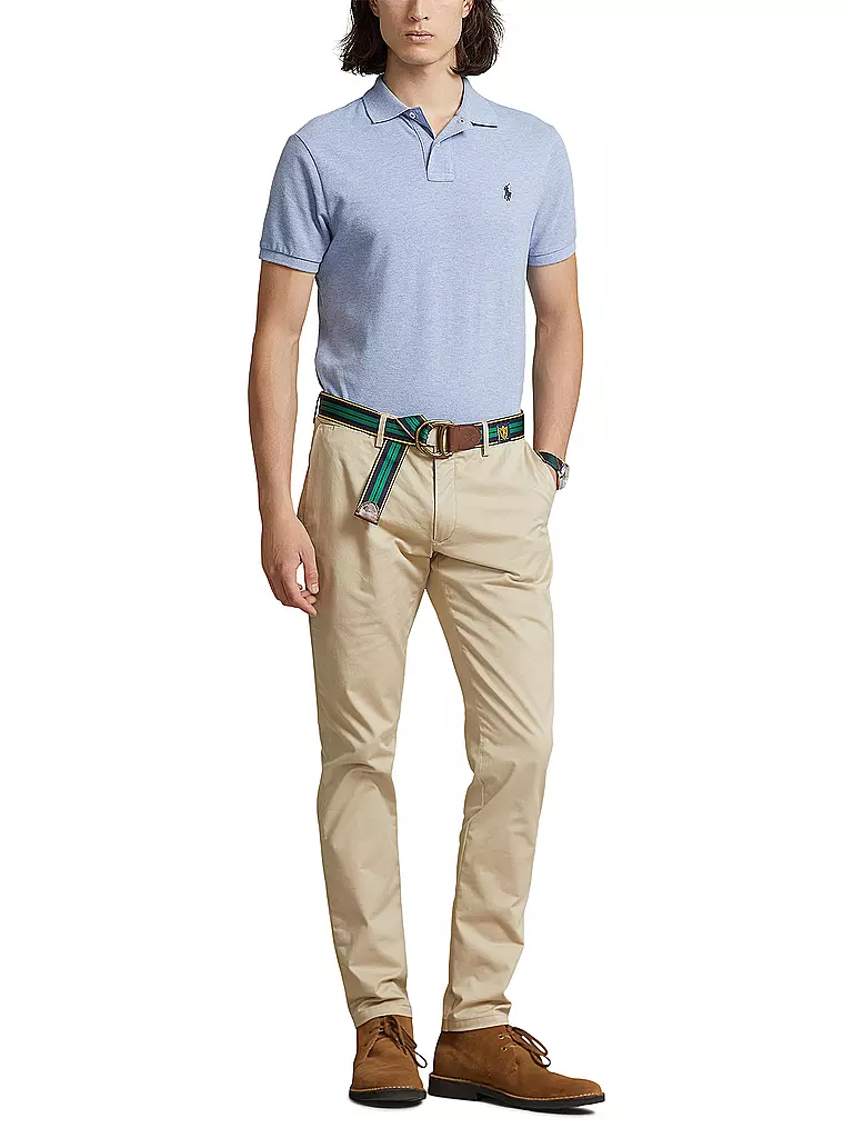 POLO RALPH LAUREN | Polo slim fit | Blu chiaro