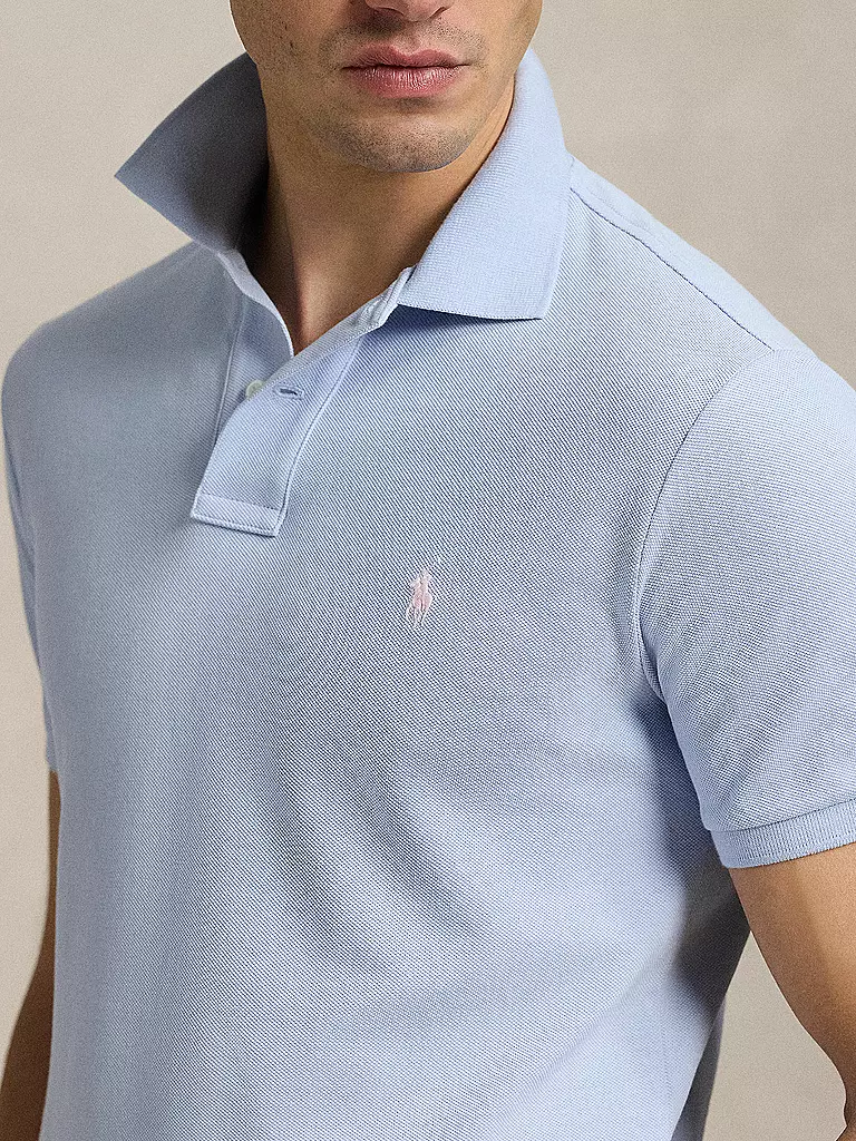 POLO RALPH LAUREN | Polo slim fit | Blu chiaro