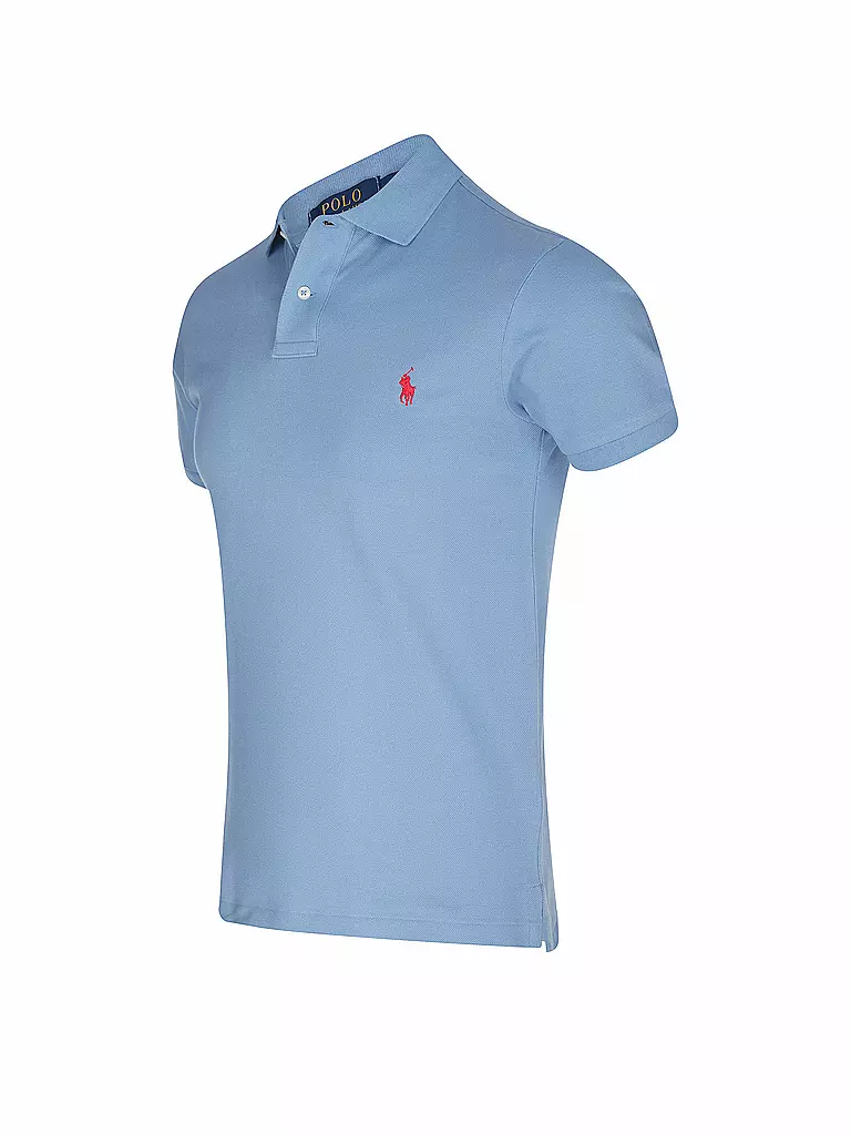 POLO RALPH LAUREN | Polo slim fit | Blu chiaro