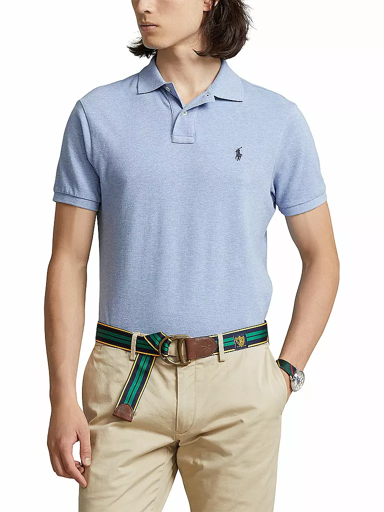 POLO RALPH LAUREN | Polo slim fit | Blu chiaro