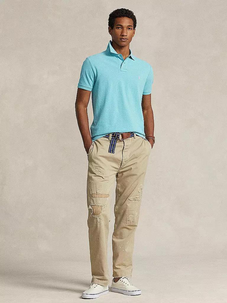 POLO RALPH LAUREN | Poloshirt Custom Slim Fit | Turchese