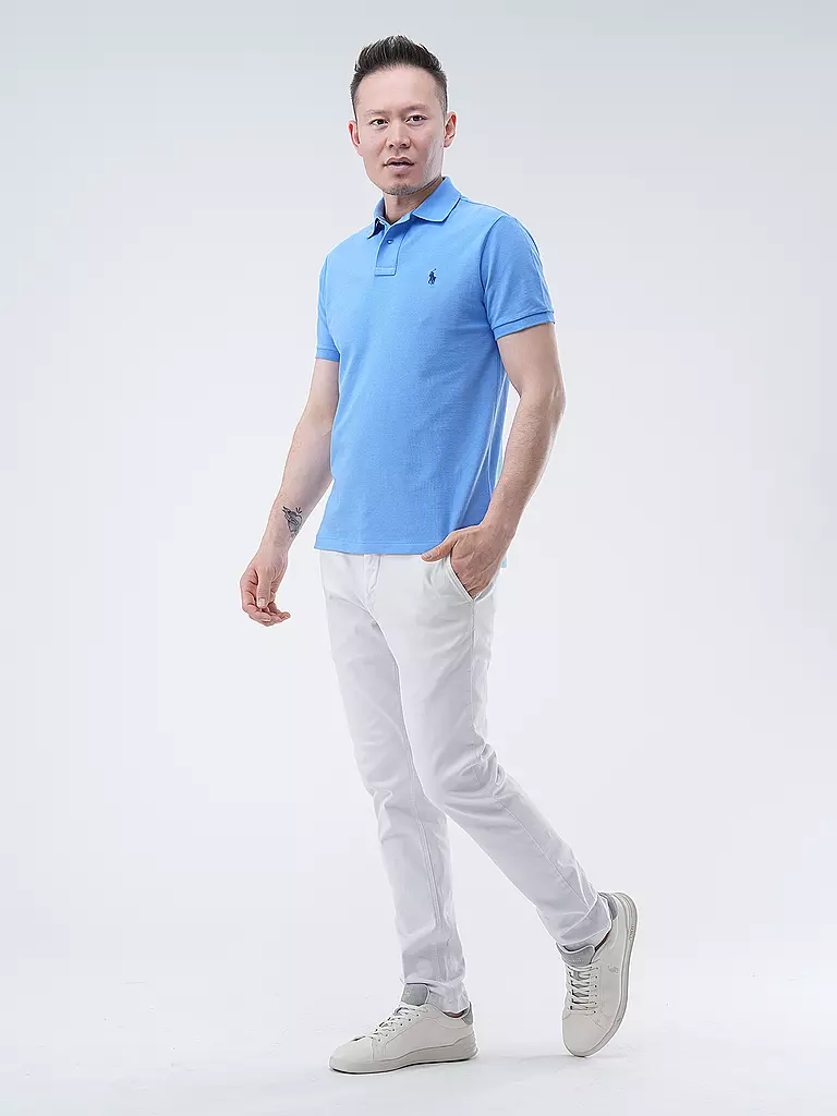 POLO RALPH LAUREN | Poloshirt Custom Slim Fit | Blu chiaro