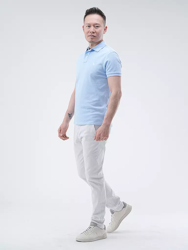 POLO RALPH LAUREN | Poloshirt Custom Slim Fit | Blu chiaro