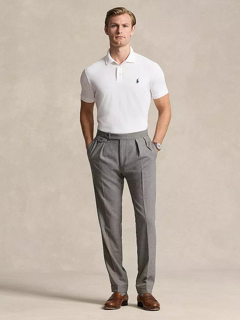 POLO RALPH LAUREN | Poloshirt Custom Slim Fit | Bianco