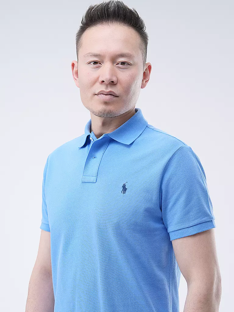 POLO RALPH LAUREN | Poloshirt Custom Slim Fit | Blu chiaro