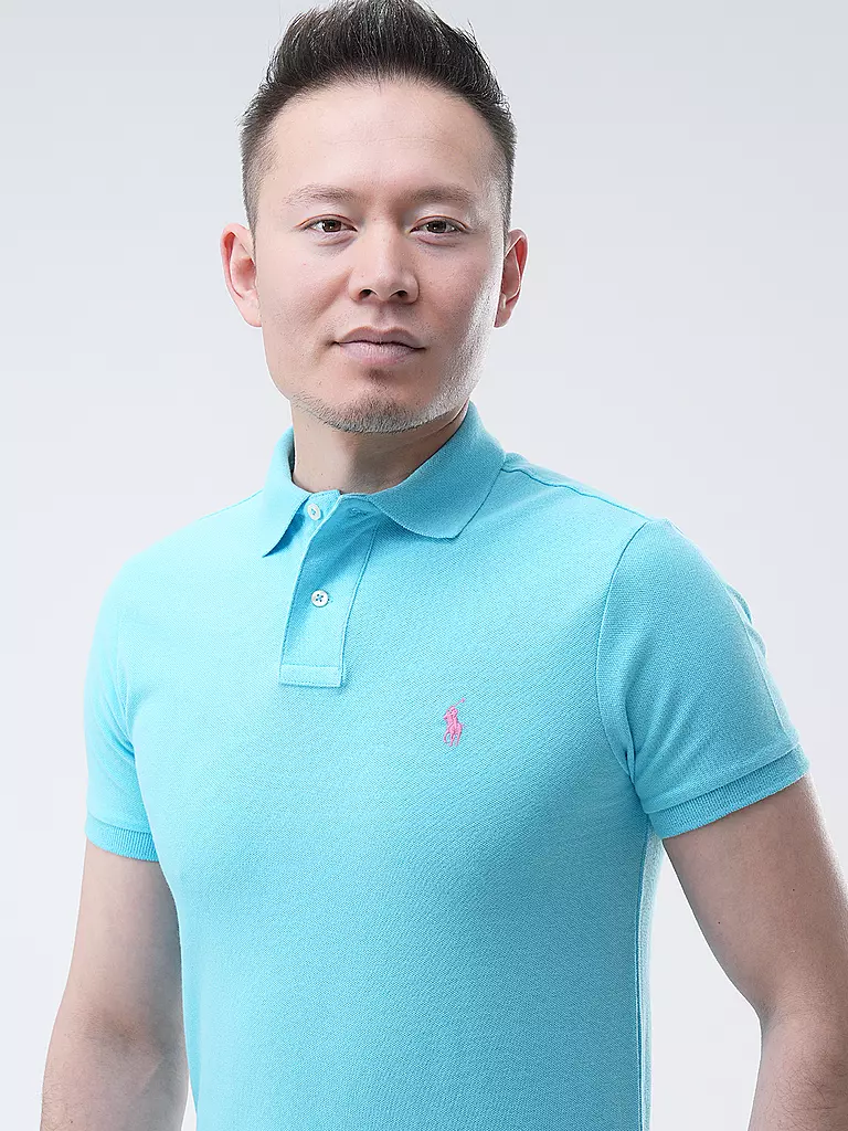 POLO RALPH LAUREN | Poloshirt Custom Slim Fit | Turchese