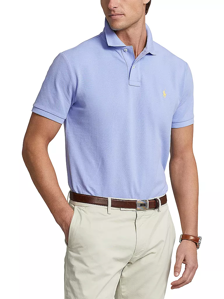 POLO RALPH LAUREN | Poloshirt Custom Slim Fit | Blu chiaro