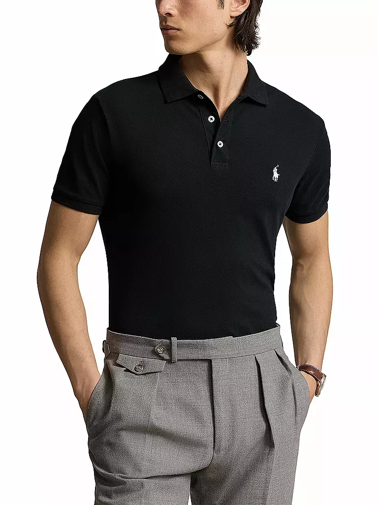 POLO RALPH LAUREN | Poloshirt Custom Slim Fit | Nero