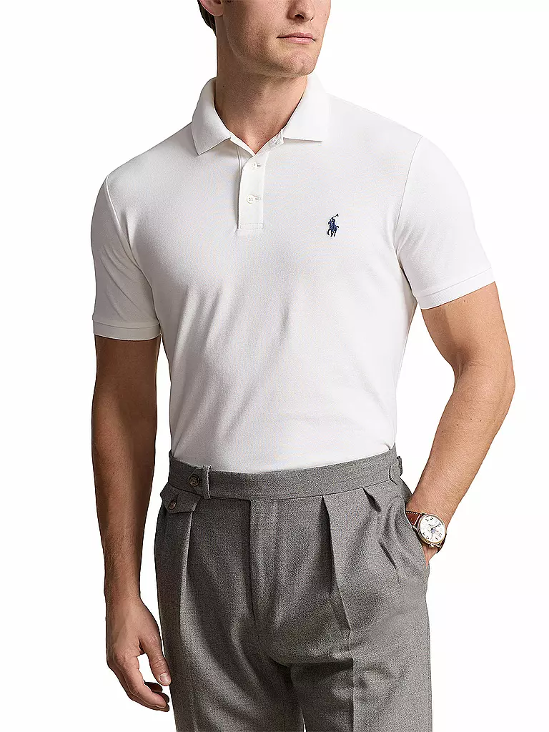 POLO RALPH LAUREN | Poloshirt Custom Slim Fit | Bianco