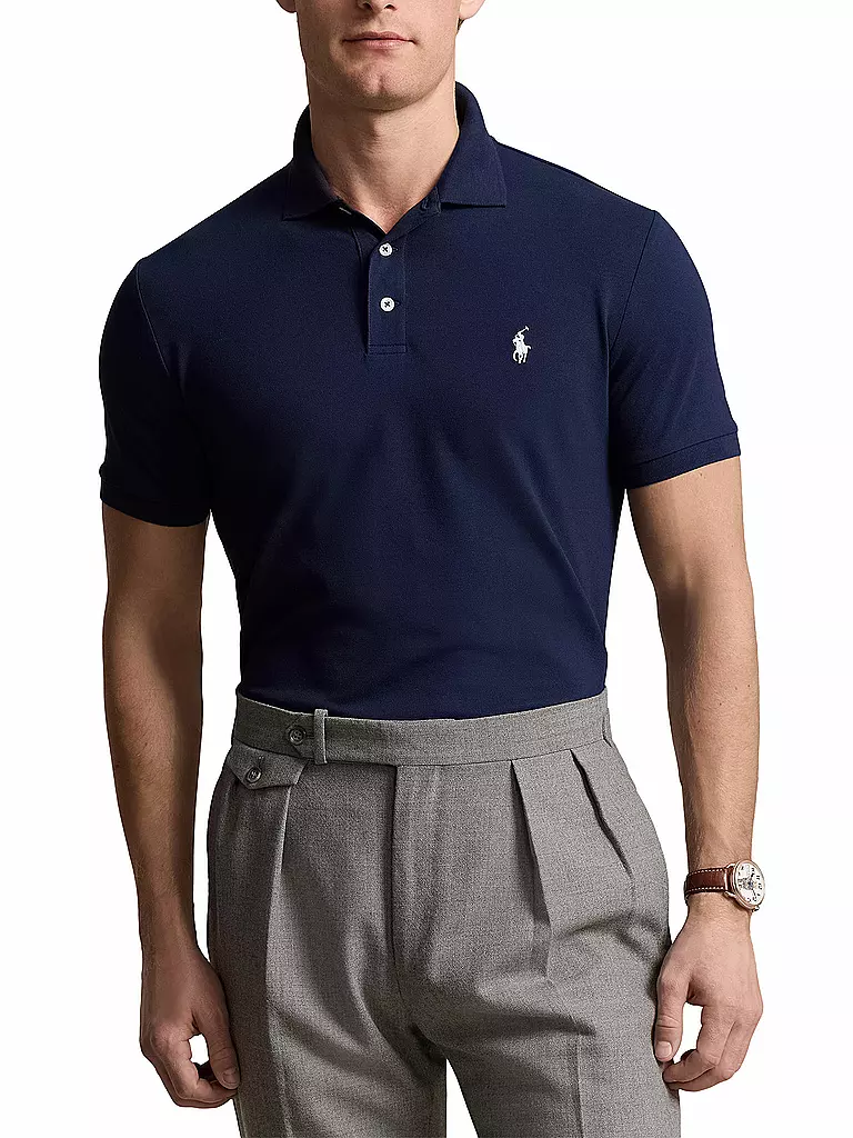 POLO RALPH LAUREN | Poloshirt Custom Slim Fit | Blu scuro