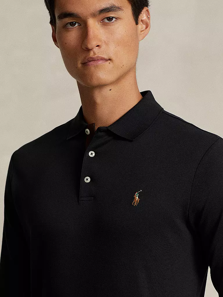 POLO RALPH LAUREN | Poloshirt Custom Slim Fit | Nero