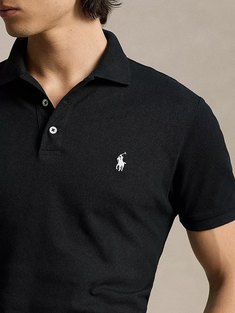 POLO RALPH LAUREN | Poloshirt Custom Slim Fit | Nero