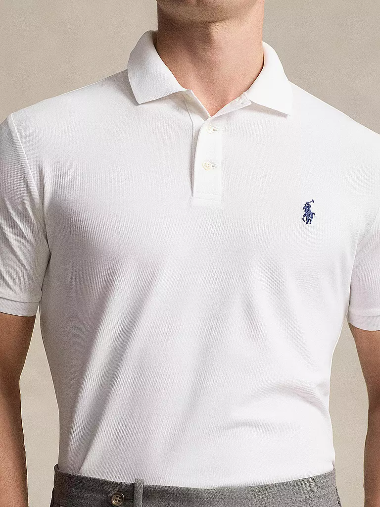 POLO RALPH LAUREN | Poloshirt Custom Slim Fit | Bianco