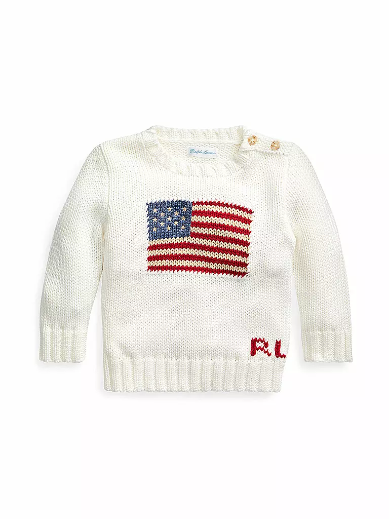 POLO RALPH LAUREN | Pullover per neonato | Bianco