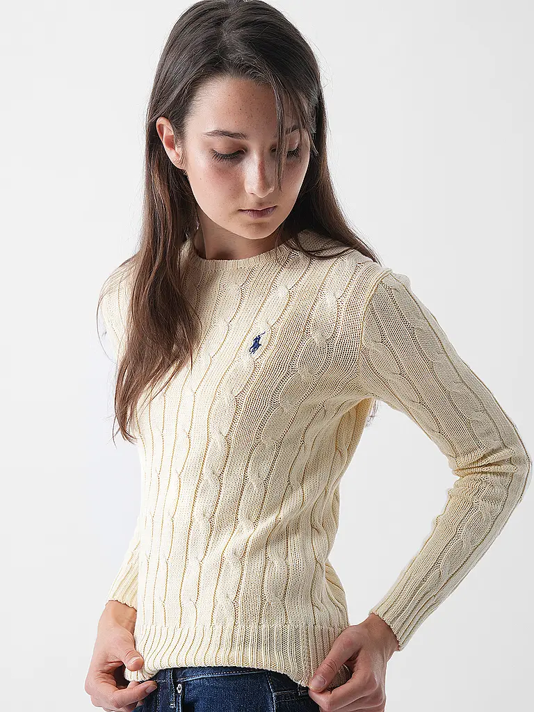 POLO RALPH LAUREN | Pullover Slim Fit JULIANNA | Crema