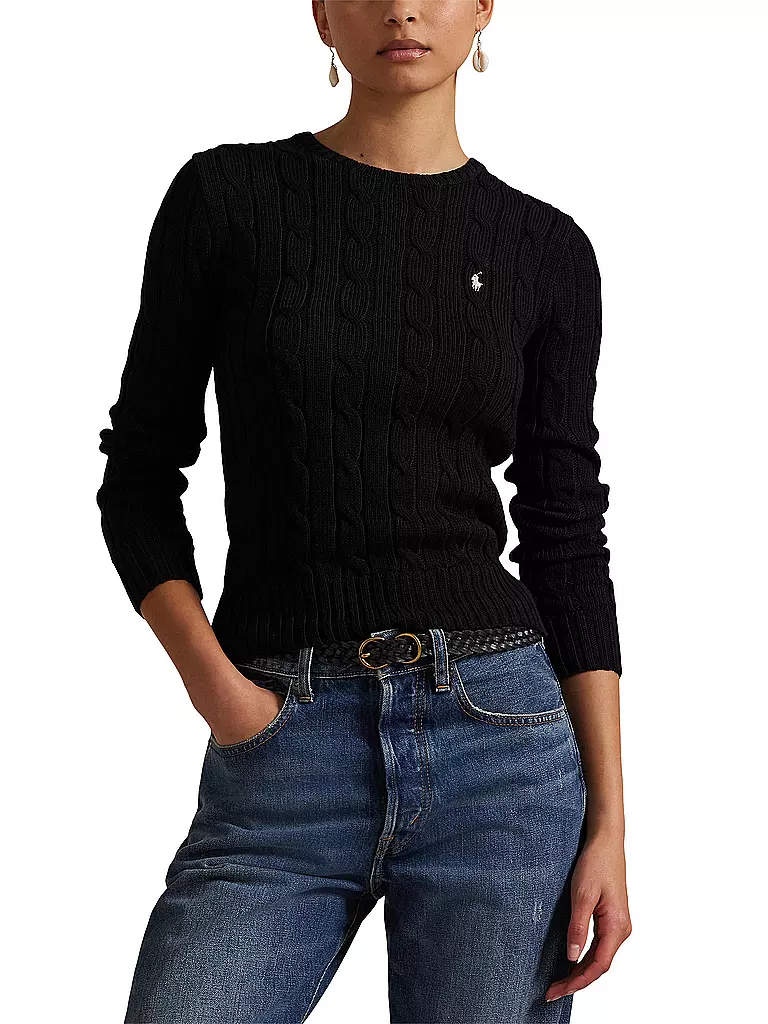 POLO RALPH LAUREN | Pullover Slim Fit JULIANNA | Nero