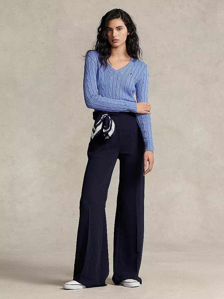 POLO RALPH LAUREN | Pullover Slim Fit KIMBERLY | Blu