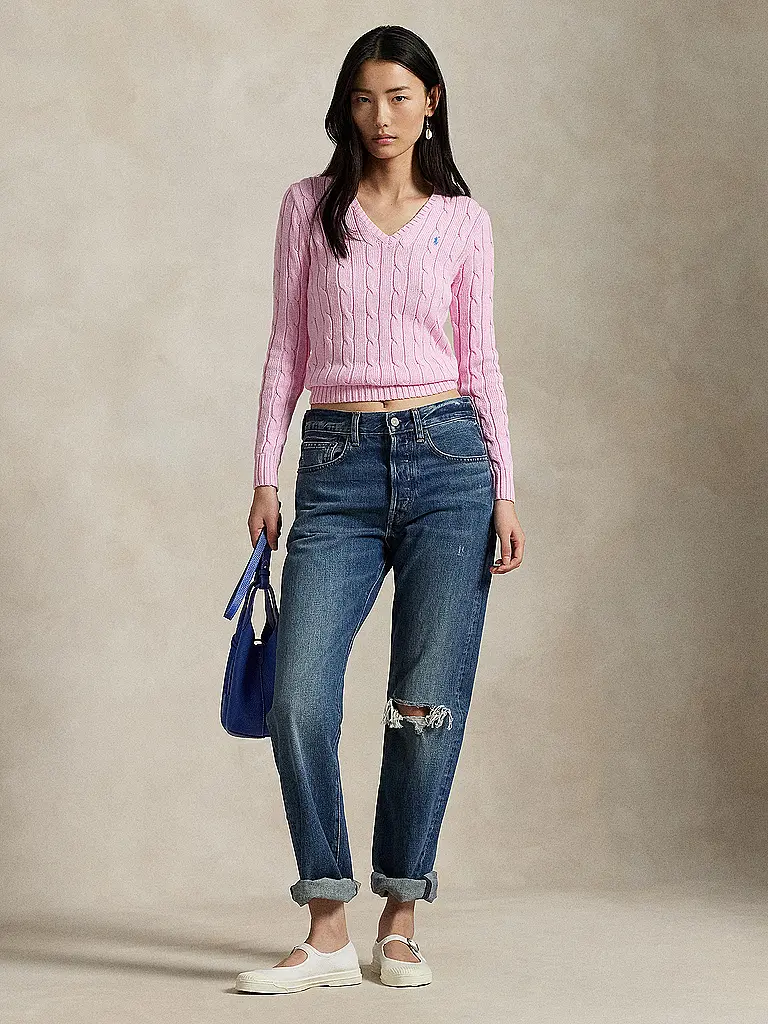 POLO RALPH LAUREN | Pullover Slim Fit KIMBERLY | Rosa