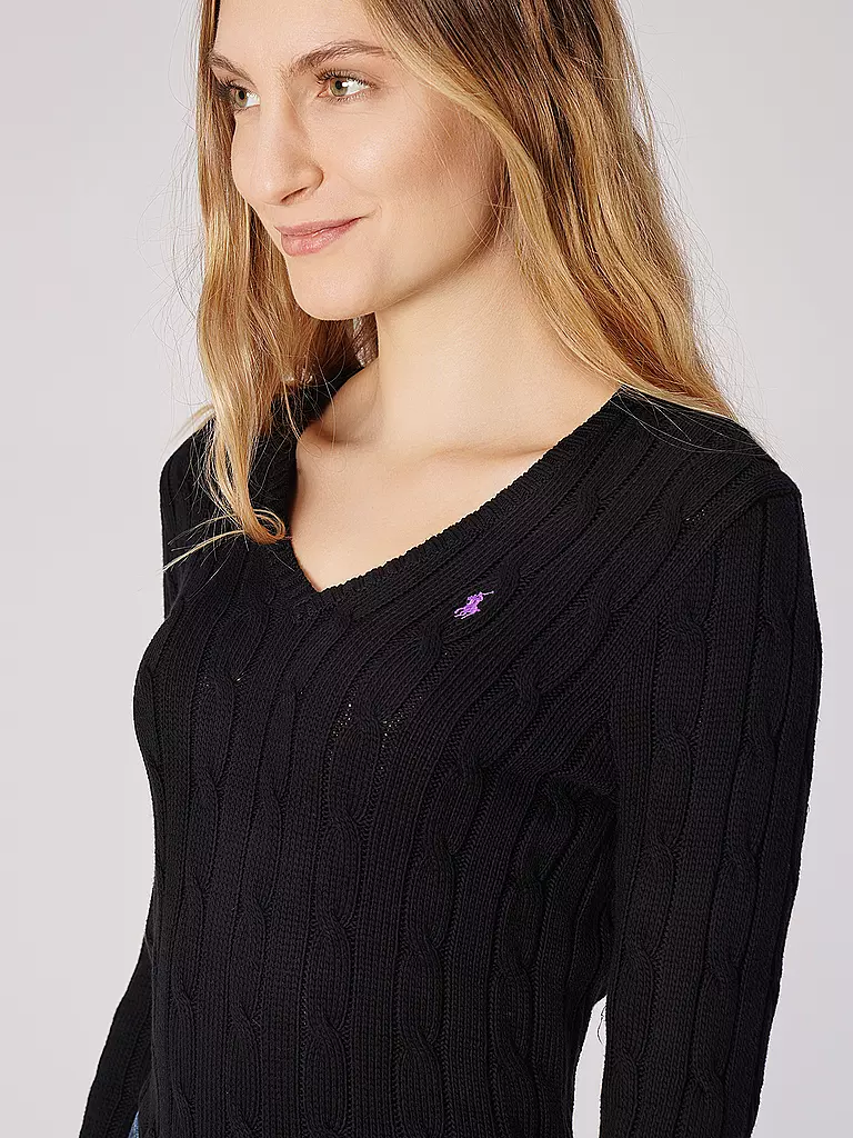 POLO RALPH LAUREN | Pullover Slim Fit KIMBERLY | Nero