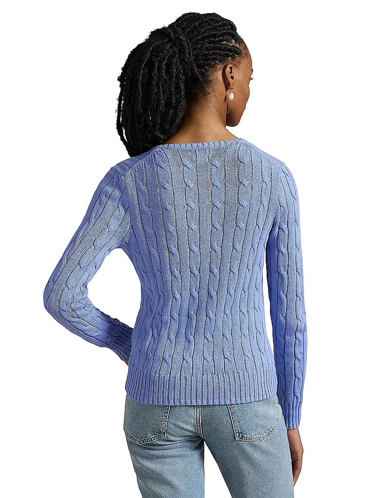 POLO RALPH LAUREN | Pullover Slim Fit KIMBERLY | Blu chiaro