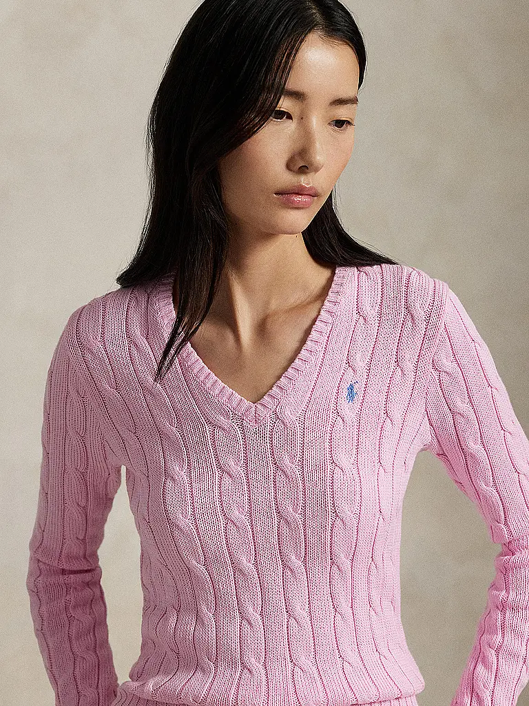 POLO RALPH LAUREN | Pullover Slim Fit KIMBERLY | Rosa