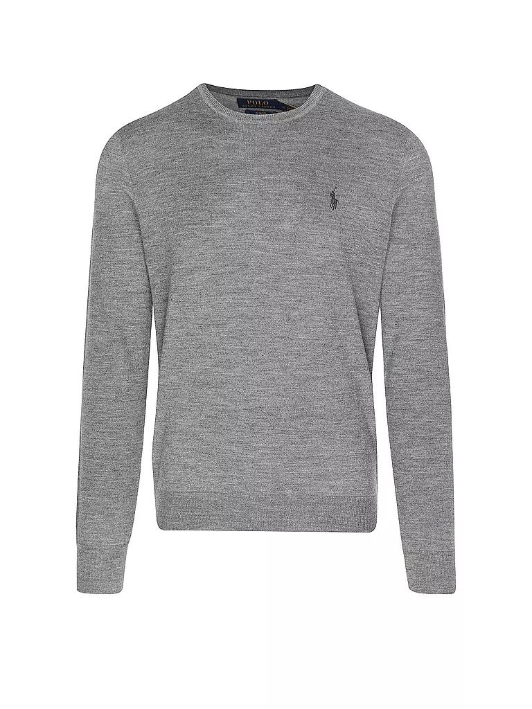 POLO RALPH LAUREN | Pullover Slim Fit | Grigio chiaro