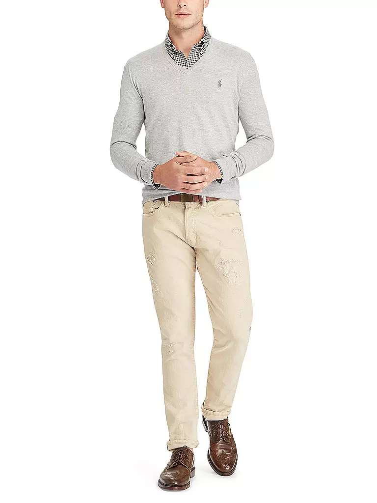 POLO RALPH LAUREN | Pullover Slim Fit | Grigio