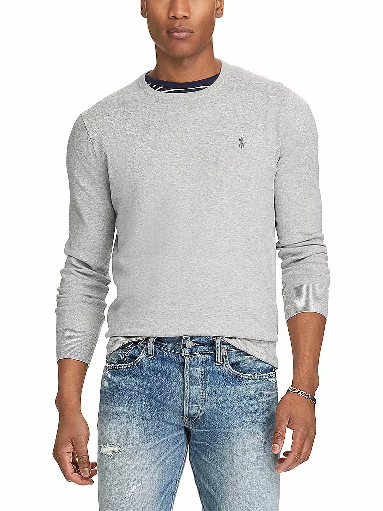 POLO RALPH LAUREN | Pullover Slim Fit | Grigio