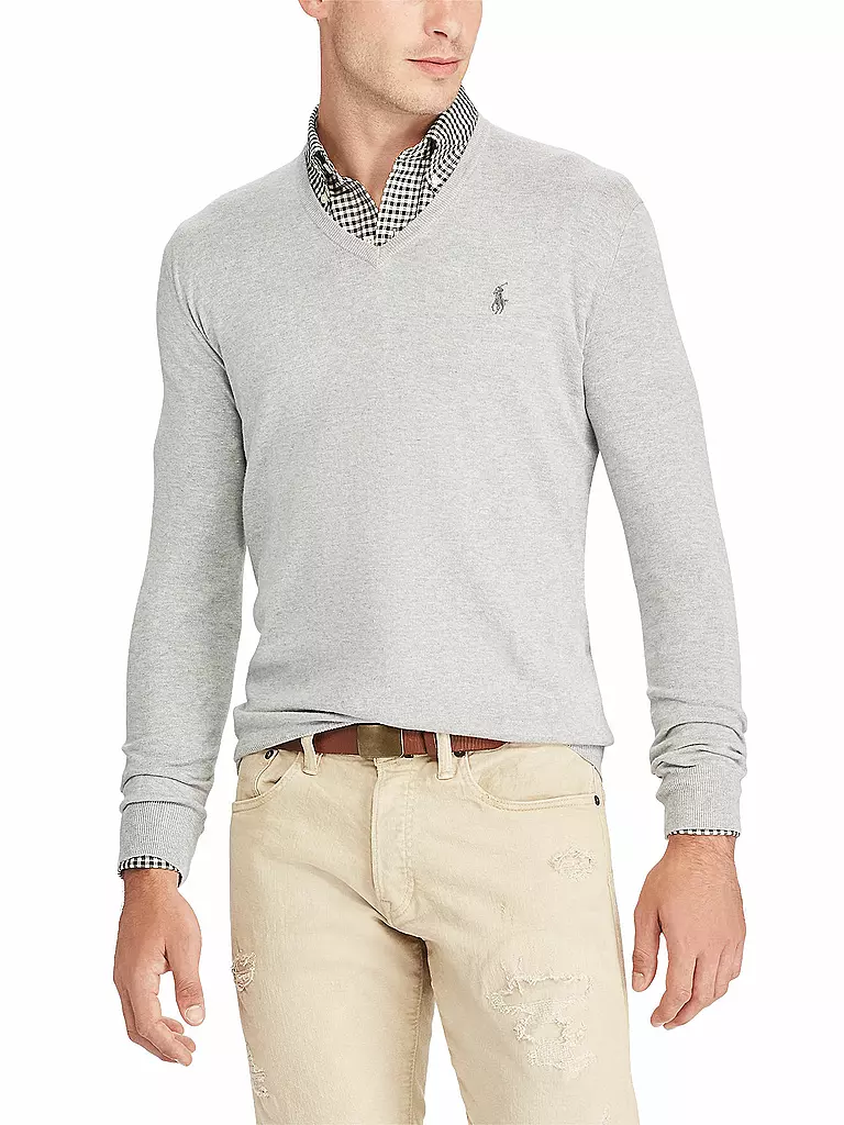 POLO RALPH LAUREN | Pullover Slim Fit | Grigio