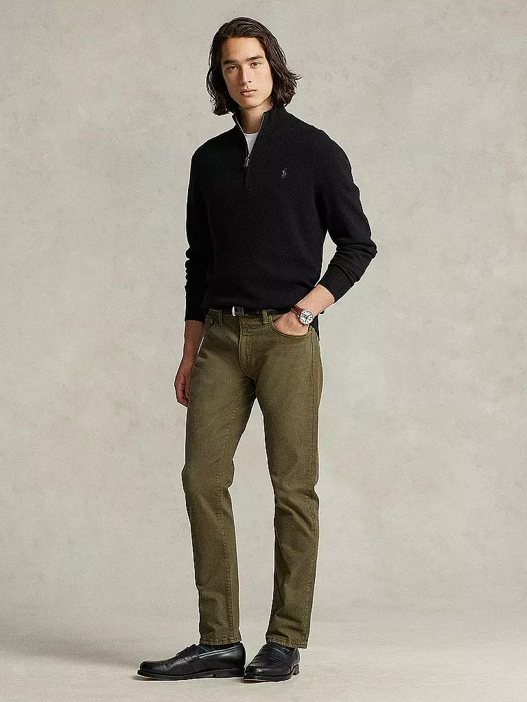 POLO RALPH LAUREN | Pullover Troyer Regular Fit | Nero